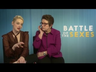 Emma stone im tennis geschlechterkampf battle of the sexes