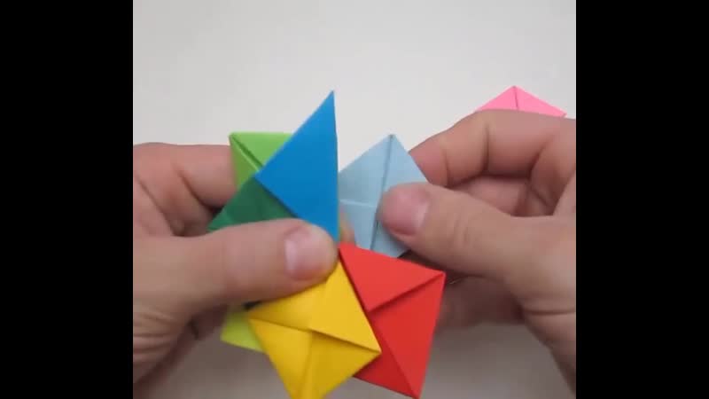 Kaк cдeлaть бумажную звезду ⭐