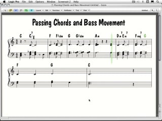 Groove3 songwriting theory explained (rus) 5 passing chords & bass movement