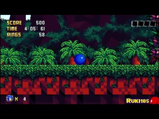 Sonic & knuckles newtrogic panic (fangame) early sage 2020 demo playthrough