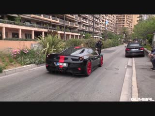 Police vs supercars in monaco!