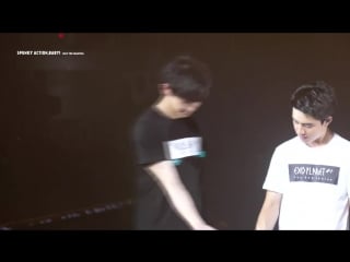 [fancam] 150718 chanyeol & d o @ the exoluxion in beijing