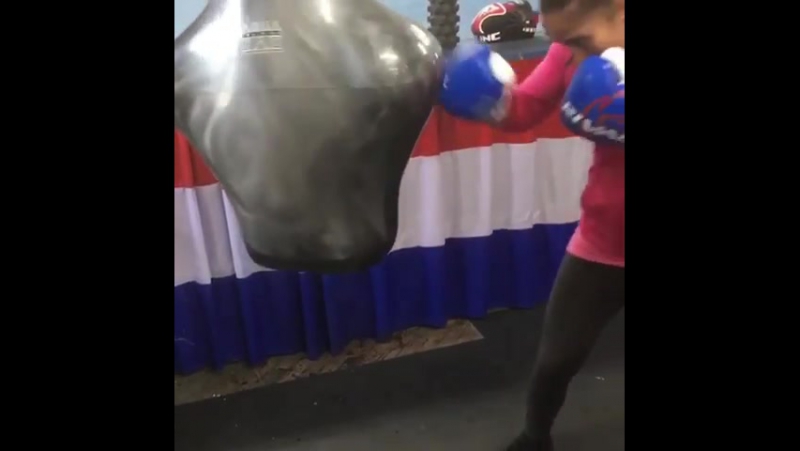 Аманда серрано отрабатывает удары по корпусу