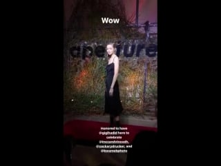 October 30 gigi at the aperture gala in new york city