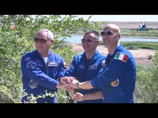 Открытые тренирои экипажей «союза мс 13»