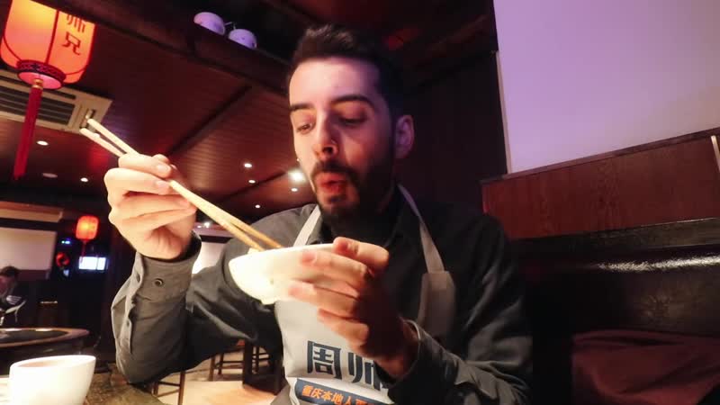 [касё гасанов] онемели рот и горло, остро! пробую китайский самовар в чунцине