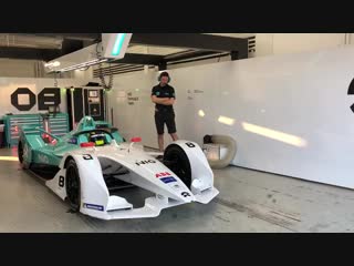 Looking good our new fiaformulae 004 gen2 car heading out onto the track with tomdillmann behind the wheel in valencia circuitv