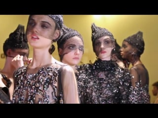 Giorgio armani privé 2017 2018 fall winter womens couture show behind the scenes