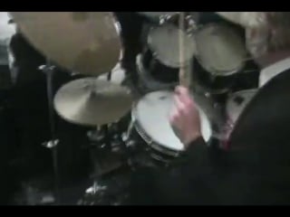 George hooks (sick drummer) playing at a chasuna at addison park