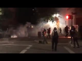 More teargas used as officers head east portland