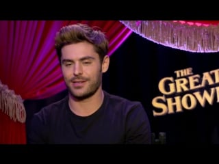 How did zac efron and zendaya train for their high flying aerial number in greatest showman
