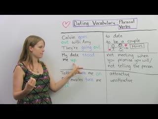 English phrasal verbs for love, sex, and dating!