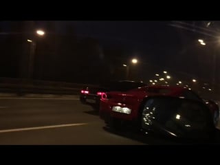Ferrari 488 spider (670hp) vs mark2 2jz gtx4202 со стороны)