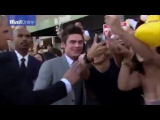 Zac efron and rumoured girlfriend halston sage at neighbors premiere