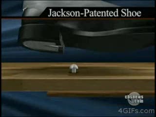 The michael jackson patented shoe