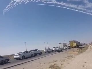 Video footage of iranian military base from where ballistic missiles were fired at pdki’s