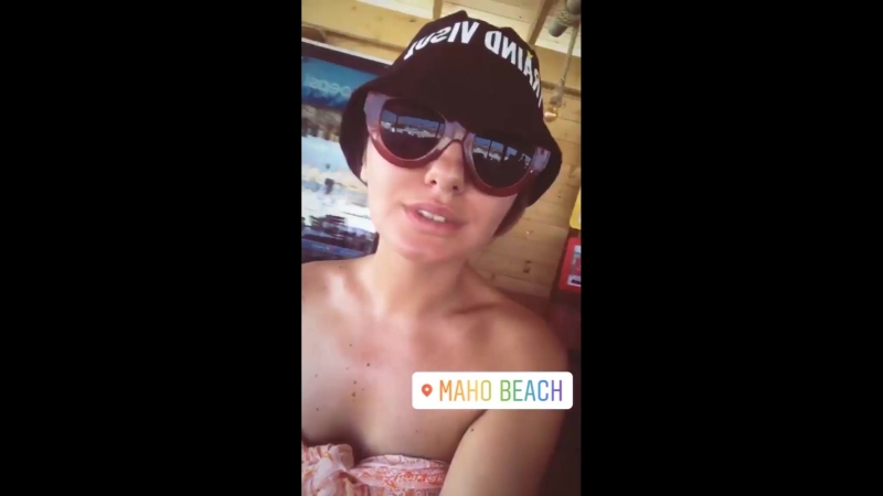 Александра стан (alexandra stan) голая на пляже махо (июнь 2018)