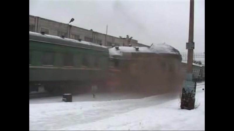 Креш тест электрички