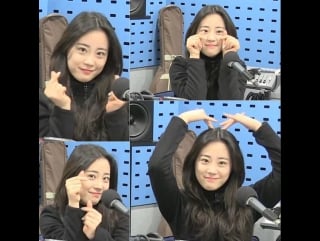 180117 youngji и актёр kim dong jun на sbs power fm park sohyun's love game