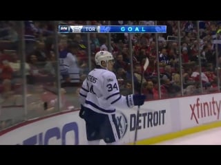 Gotta see it matthews sneakily steals puck from under ouellet to score