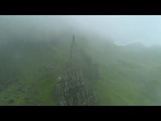 Beautiful scotland (highlands isle of skye) aerial drone video