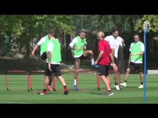 Heres how todays training session unfolded guarda come si è svolto lallenamento di oggi