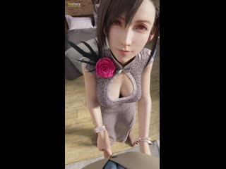 Awf tifa handjob by auxtasy