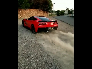 Corvette z06 slowmo