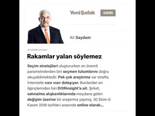 8 ali saydam rakamlar yalan söylemez