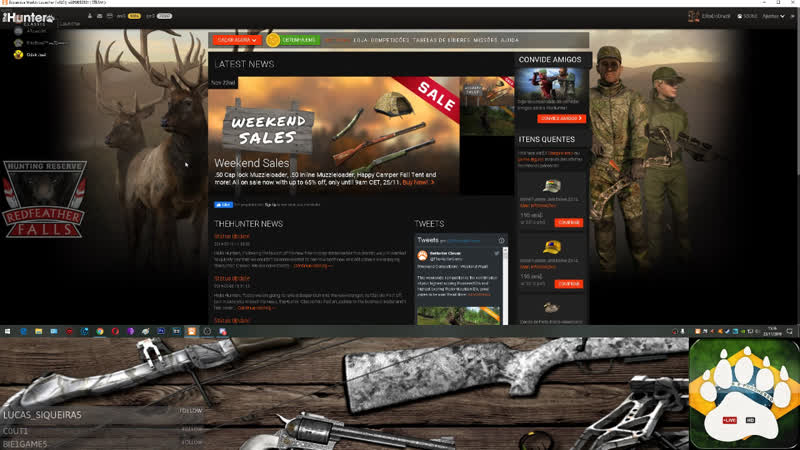 Thehunter # caçada e bate papo