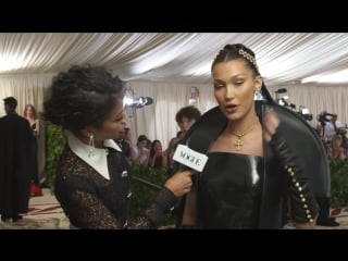 Bella hadid on her 10 pound sewn in veil met gala 2018 with liza koshy vogue