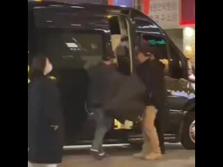 Leeminho spotted filming thekingeternalmonarch you can hear the woman who took this video said wow its leeminho so handsome