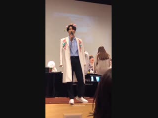 [fancam] 181208 ёнджэ с агасэ @ фансайн в ёндынпо