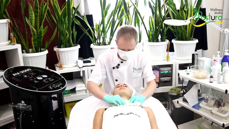 Газожидкостный пилинг, кислородная мезотерапия, уз терапия