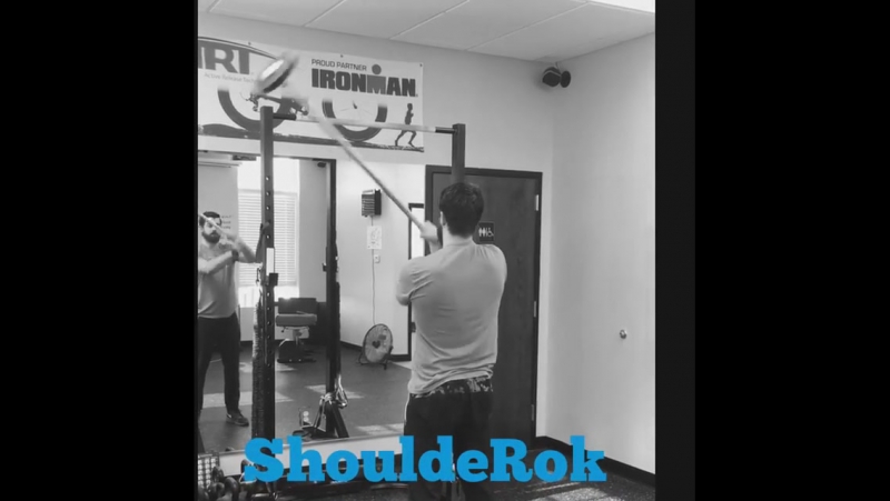 Between patients shoulder mobility work using the #shoulderok