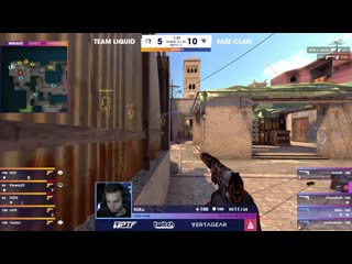 Niko в пистолетном раунде vs liquid