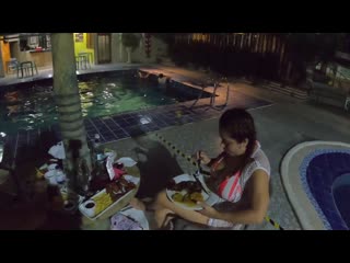 Hotel pool day in colombia