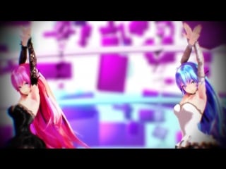 Miku & luka【mmd】girls【tda式改変ミク、ルカ】