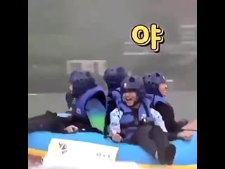 Kim taehyung kept whining and tryna be angry abt the game being so fast but then there is