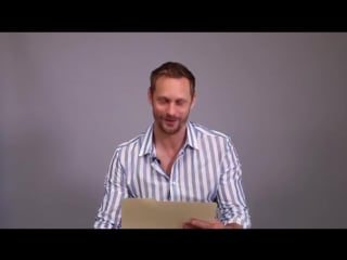 Alexander skarsgård react on seeing his porn brother bill as pennywise