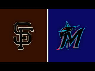 Nl / / sf giants @ mia marlins (2/3)