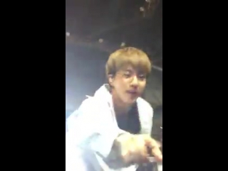 Jin came to our spot and saw a derp photo of jeongguk