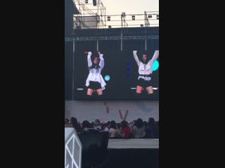 190118 seulgi x irene greedy @ smtown santiago, chile