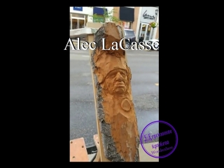 Alec lacasse woodcarving a real show