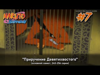 Наруто, 2 сезон арка №7 (без филлеров) "приручение девятихвостого" наруто все серии