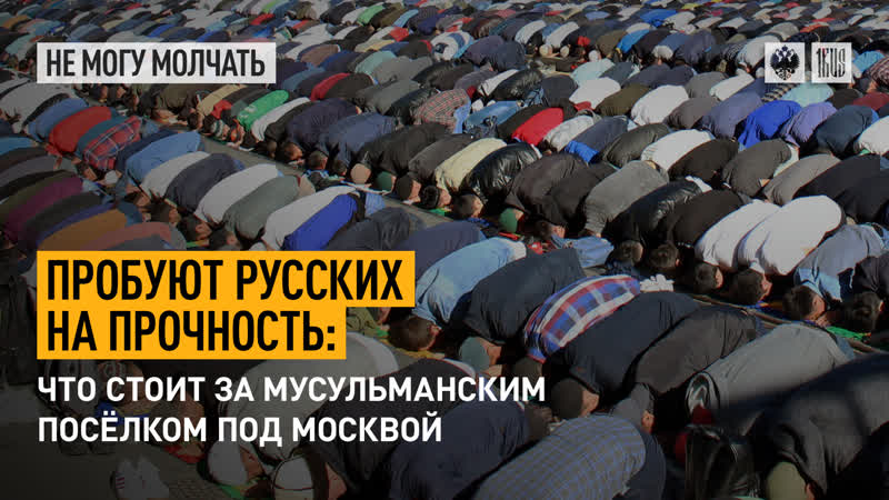 Пробуют русских на прочность что стоит за мусульманским посёлком под москвой