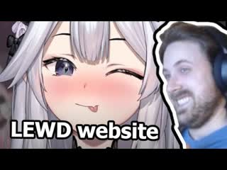 Forsen reacts to veibae visited a lewd website with nyanners