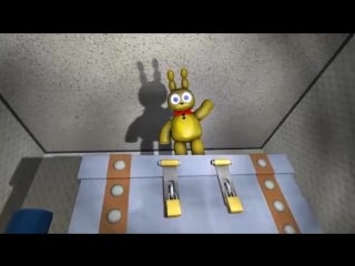 Plushtrap vs nightmare freddy bonnie chica foxy fredbear fnaf sfm