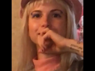 Paramore backstage in detroit again (via livenation)