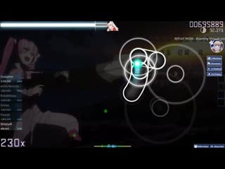 Shist plays amamiya sora skyreach (tv size) | level mochis hard | max combo x417 | mark a | osu!